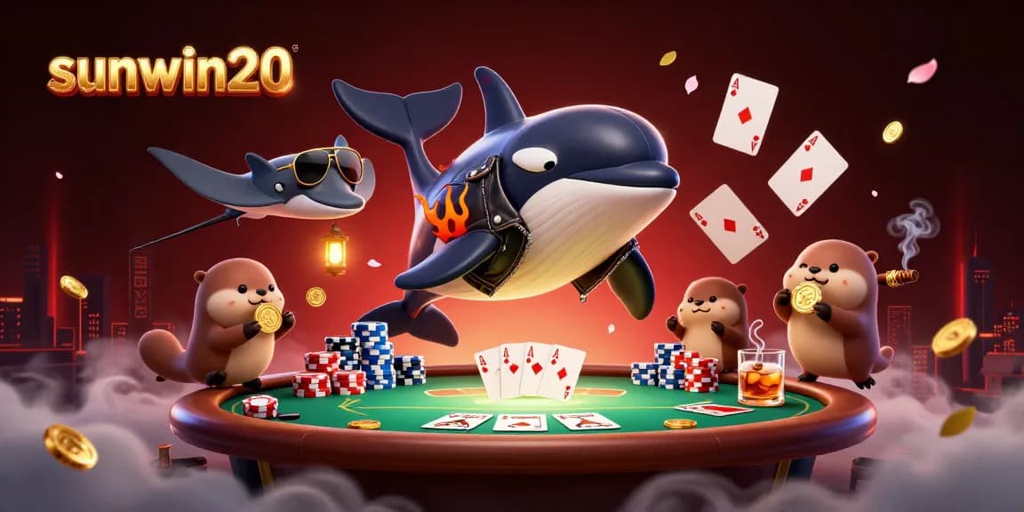 Experience thrilling gameplay at sunwin20 with colorful characters enjoying casino elements and excitement.