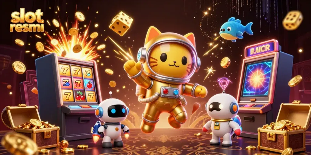 Experience exciting wins with slot resmi during a vibrant cosmic jackpot adventure.