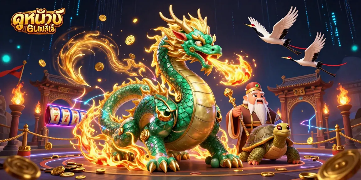Engage in ดูหนังออนไลน์ while enjoying the thrill of slot games with vibrant illustrations.