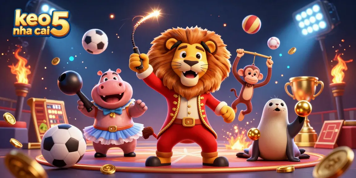 Engage with keo nha cai 5 while navigating a vibrant scene of sports betting excitement and fun.
