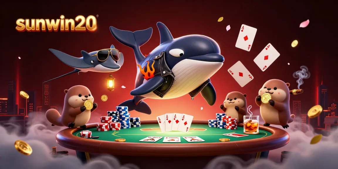 Experience thrilling gameplay at sunwin20 with colorful characters enjoying casino elements and excitement.