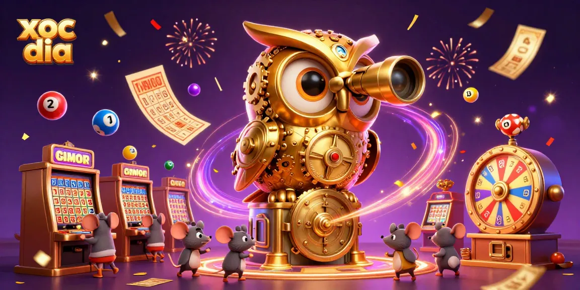 Xoc dia brings excitement to the casino floor with golden owl, dynamic lottery elements, and stunning visuals.